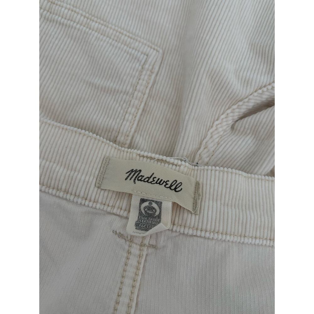 Madewell Emmett 2.0 Wide-Leg Pants in Corduroy Antique Cream Item NM364 Size 31 - Picture 6 of 14